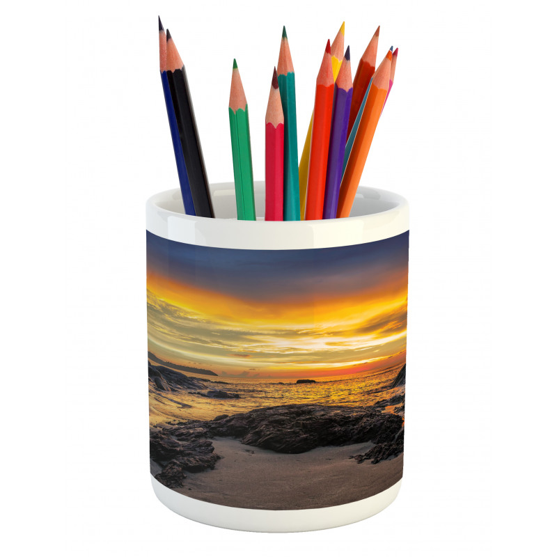 Majestic Sunrise Sky Pencil Pen Holder