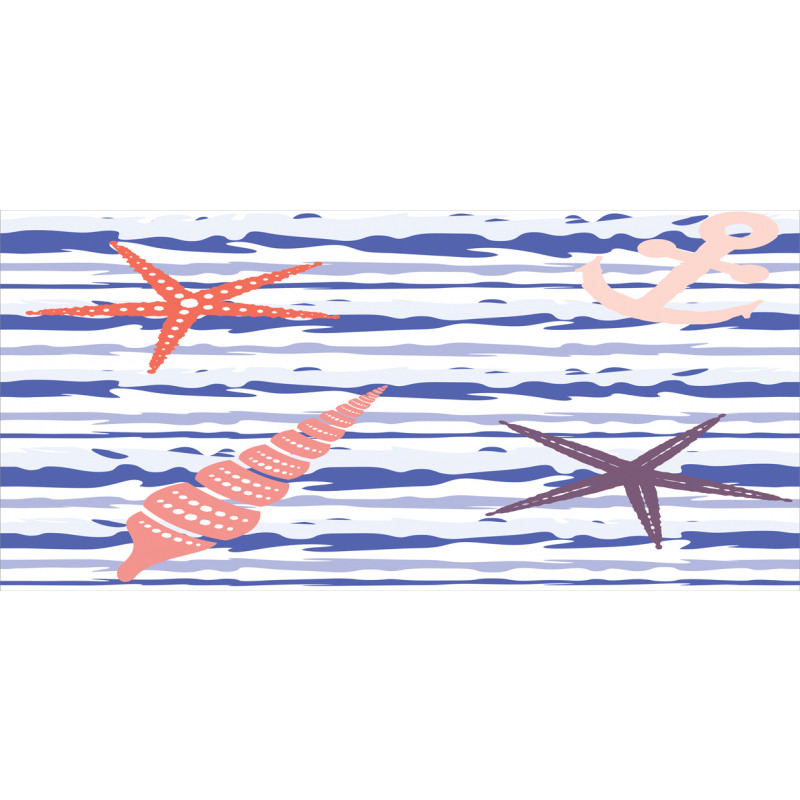 Wavy Stripes Starfish Pencil Pen Holder