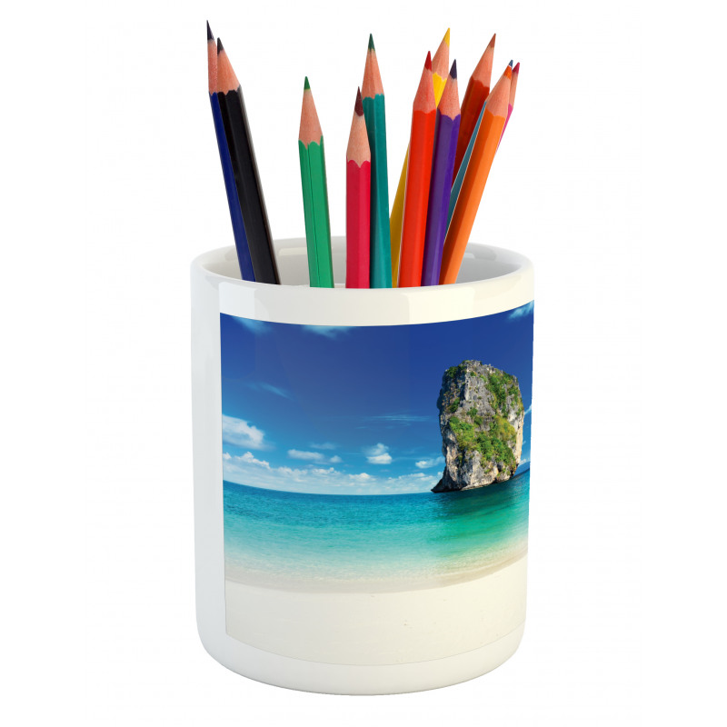 Exotic Coastline Pencil Pen Holder