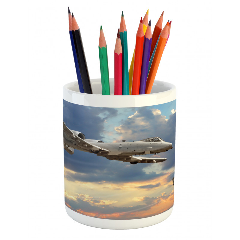 Aviataion Theme Design Pencil Pen Holder