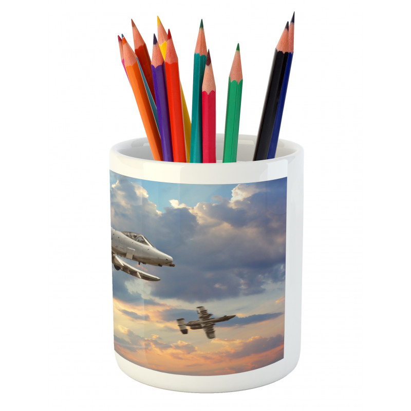 Aviataion Theme Design Pencil Pen Holder