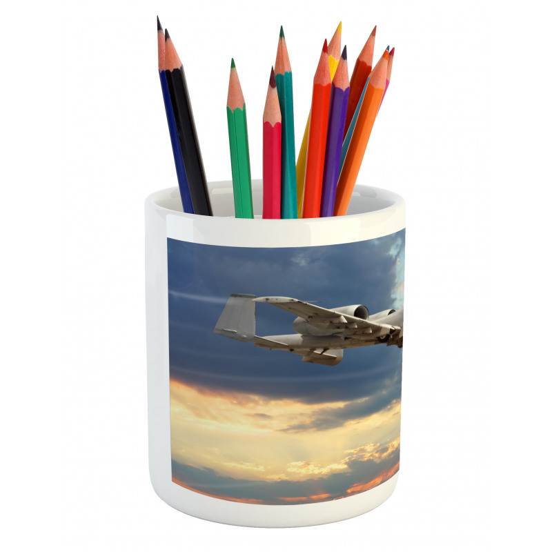 Aviataion Theme Design Pencil Pen Holder