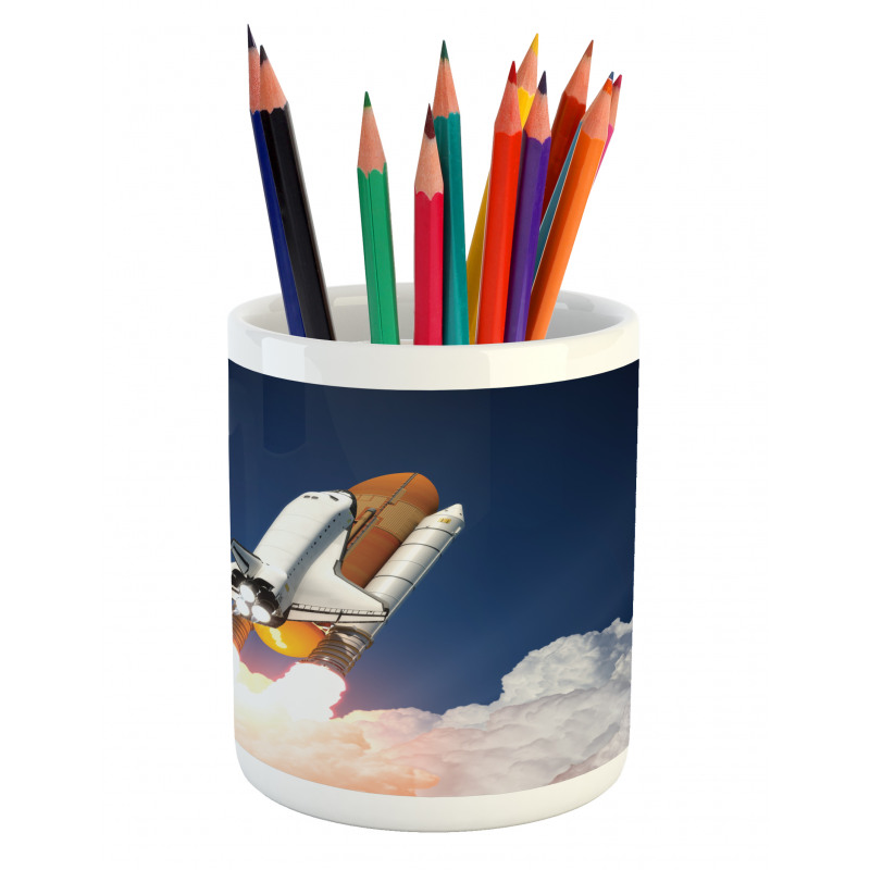 Rocket Lift Blast Pencil Pen Holder