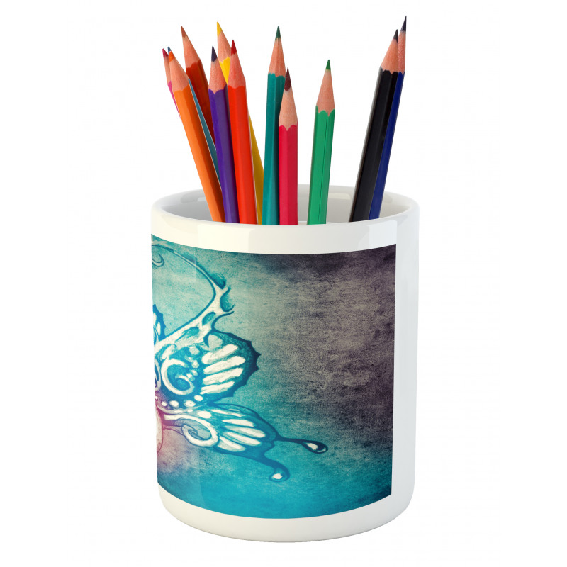 Butterfly Winged Fairy Pencil Pen Holder