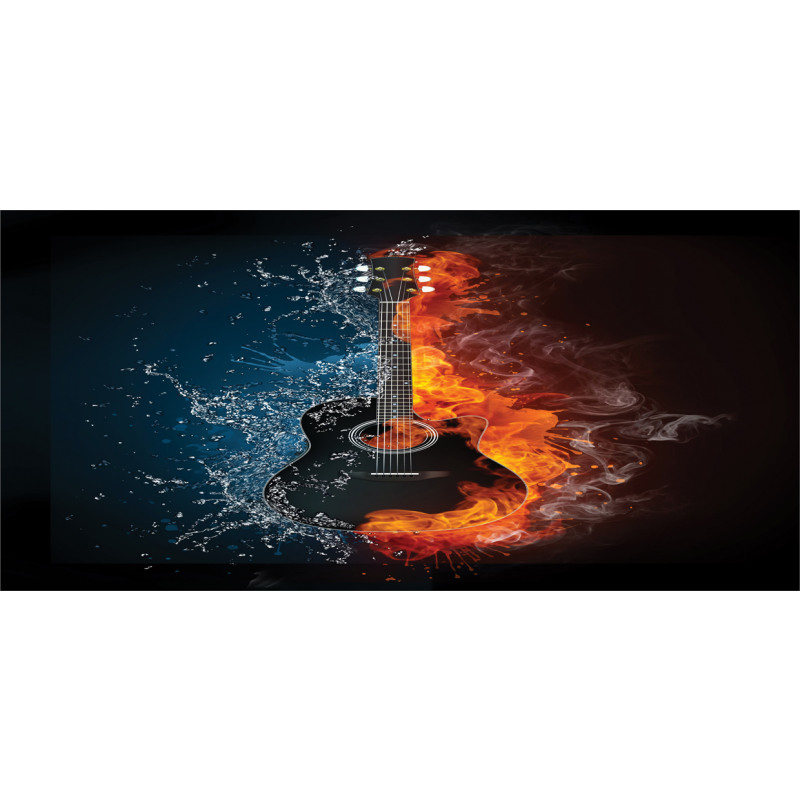 Water and Fire Effect Design Pencil Pen Holder