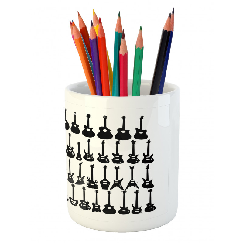 Various Monotone Elements Pencil Pen Holder