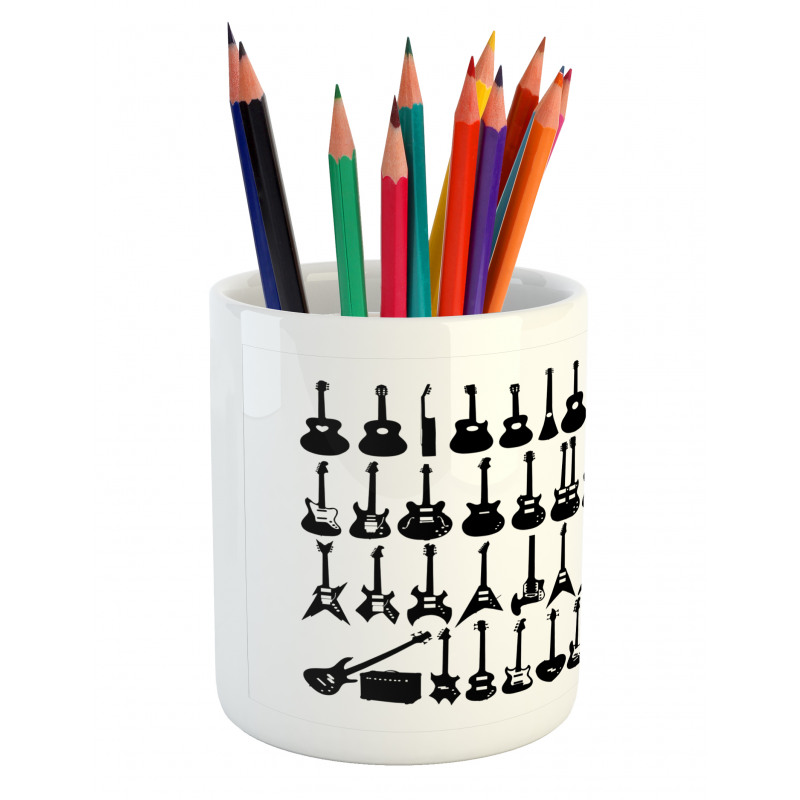 Various Monotone Elements Pencil Pen Holder