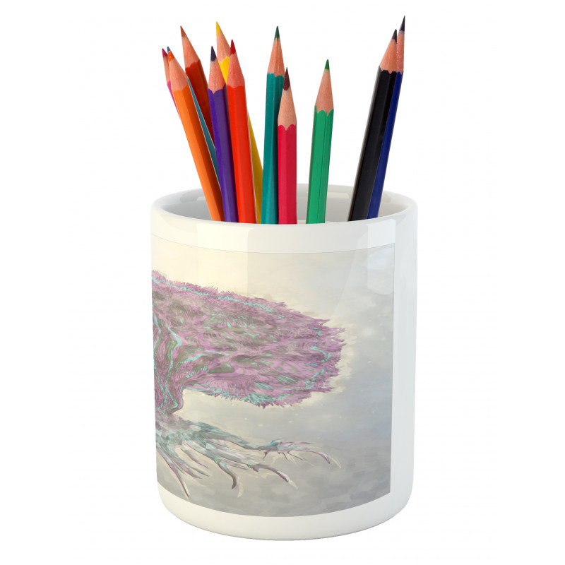 Watercolor Bohemian Pencil Pen Holder