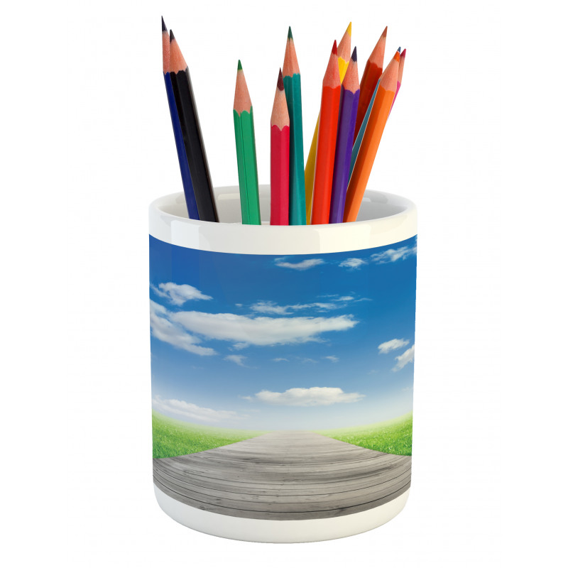 Meadow Countryside Path Pencil Pen Holder