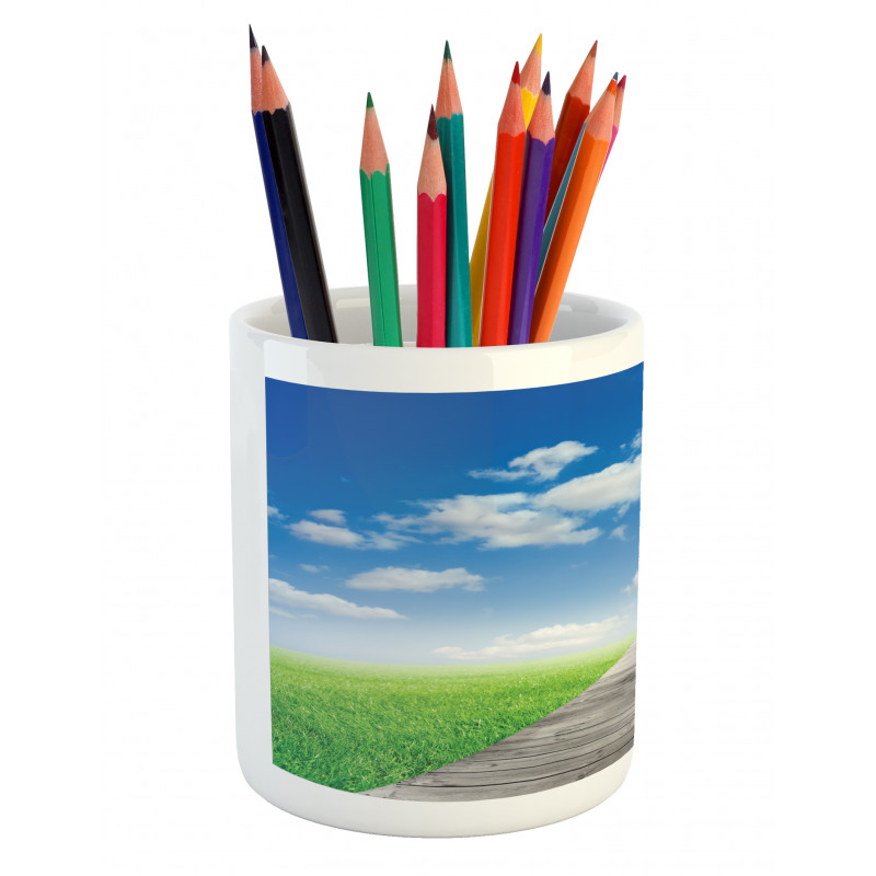 Meadow Countryside Path Pencil Pen Holder