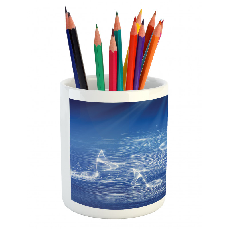 Music Nautical Melody Pencil Pen Holder