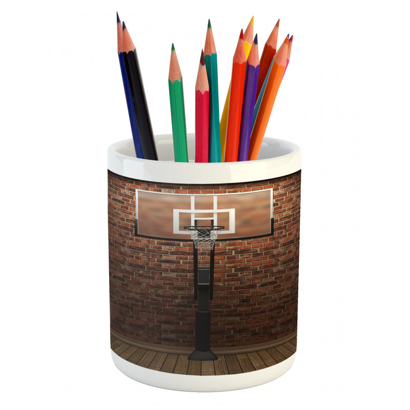 Basketball Field Sports Pencil Pen Holder