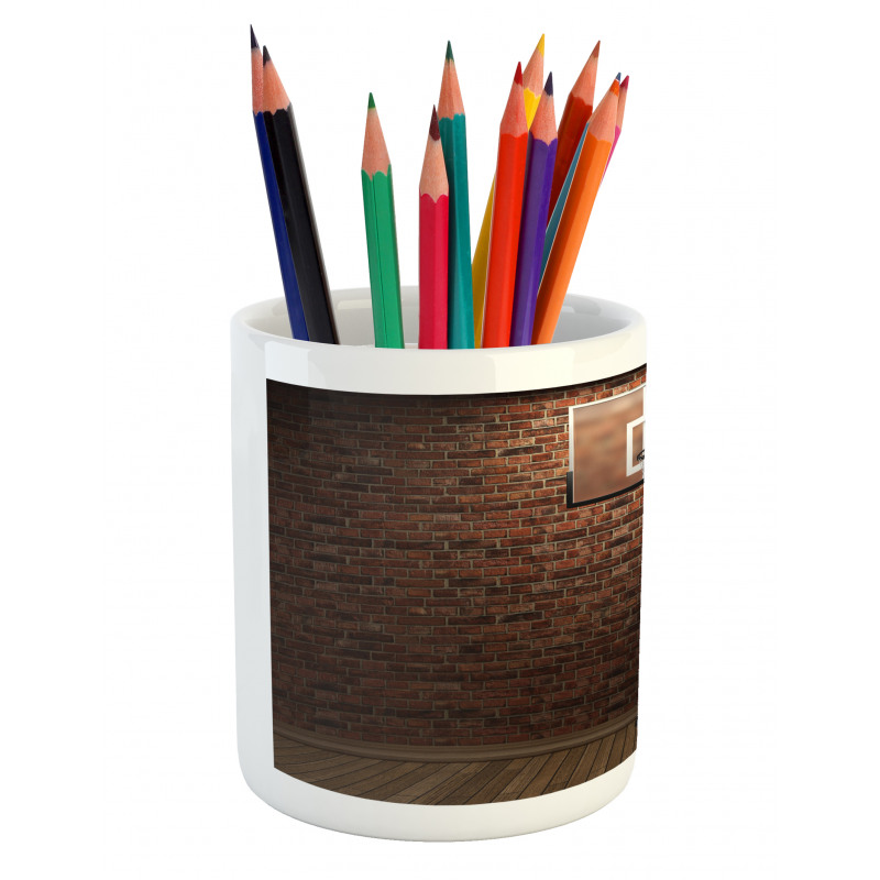 Basketball Field Sports Pencil Pen Holder