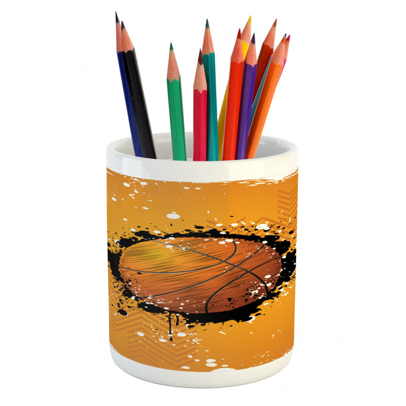 Basketball Splash Style Pencil Pen Holder