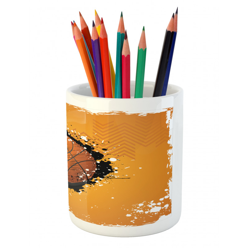 Basketball Splash Style Pencil Pen Holder