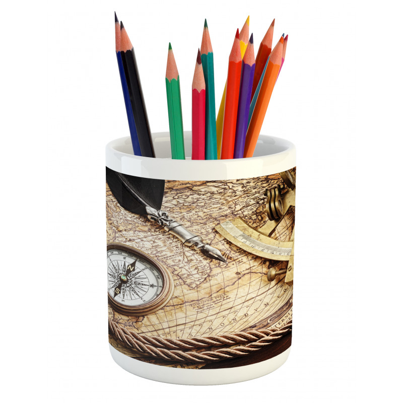 Voyage Theme Lifestyle Pencil Pen Holder