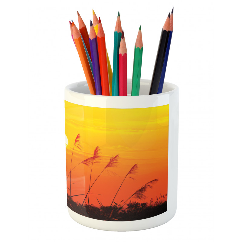 Flying Birds at Dusk Pencil Pen Holder