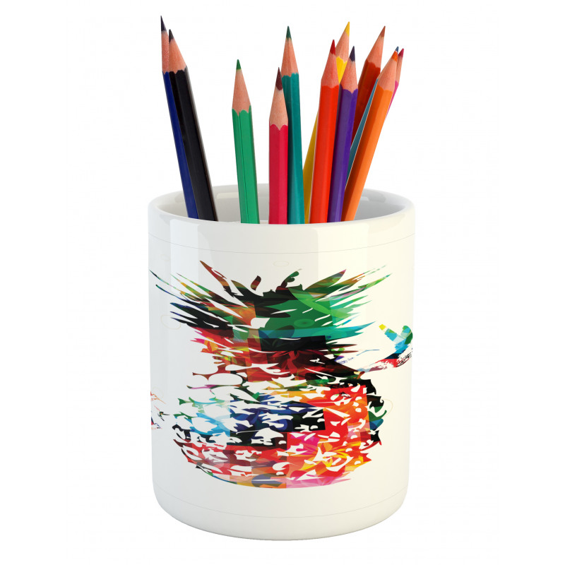 Modern Geometric Art Pencil Pen Holder