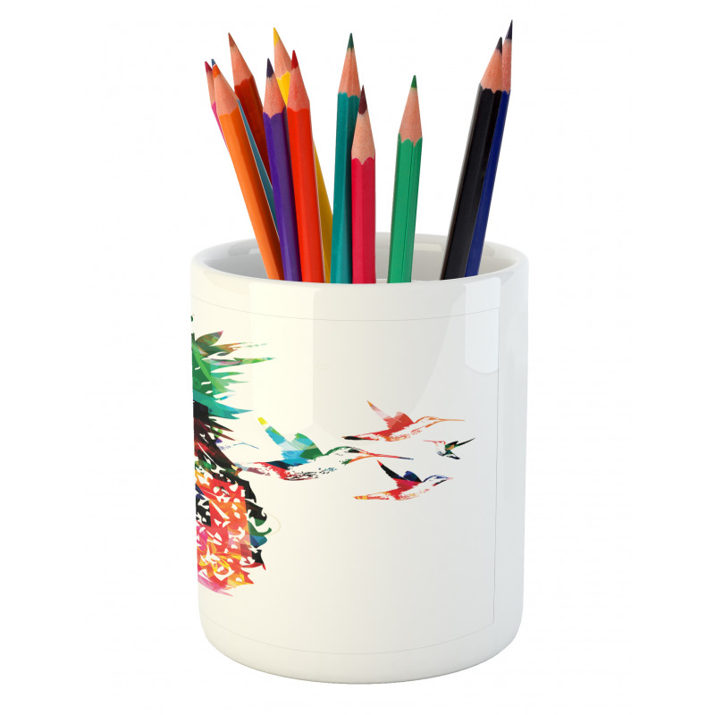 Modern Geometric Art Pencil Pen Holder