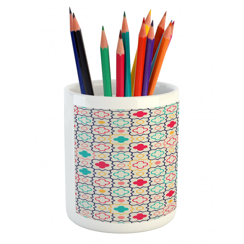 Quatrefoil Pencil Pen Holder