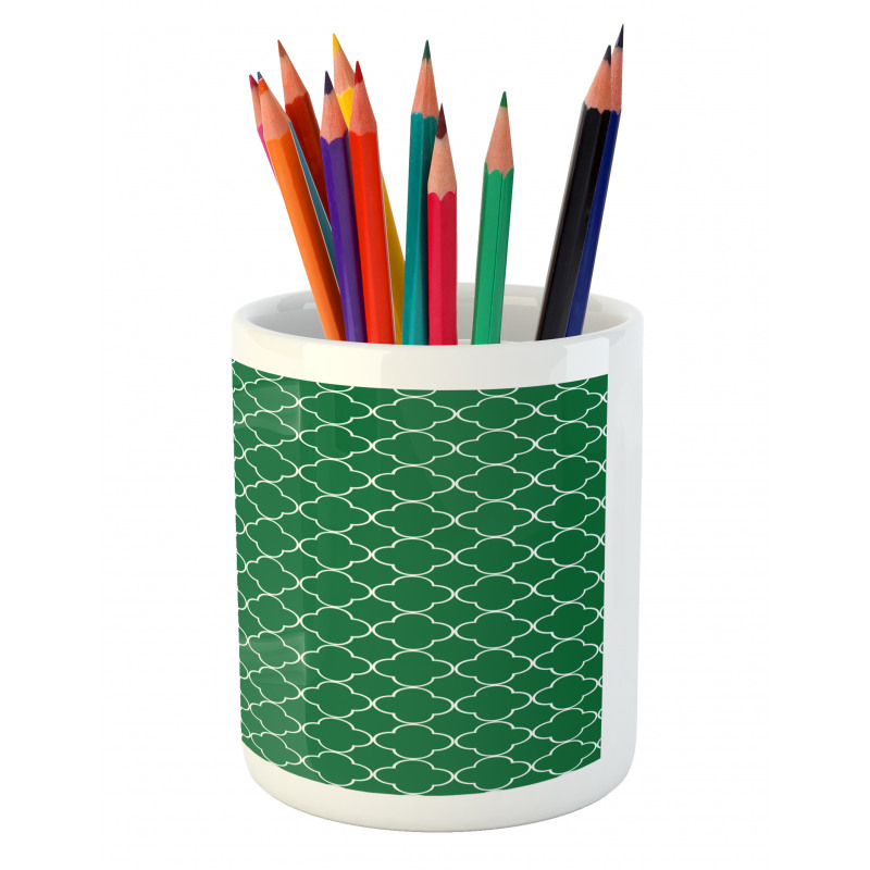 Quatrefoil Clover Pencil Pen Holder