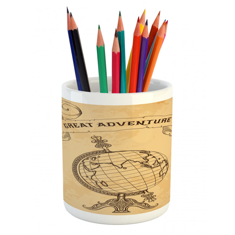 Adventure Words Pencil Pen Holder