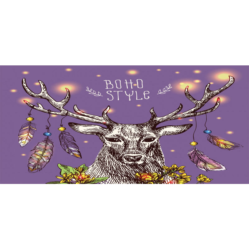 Wild Rein Deer Hand Drawn Pencil Pen Holder