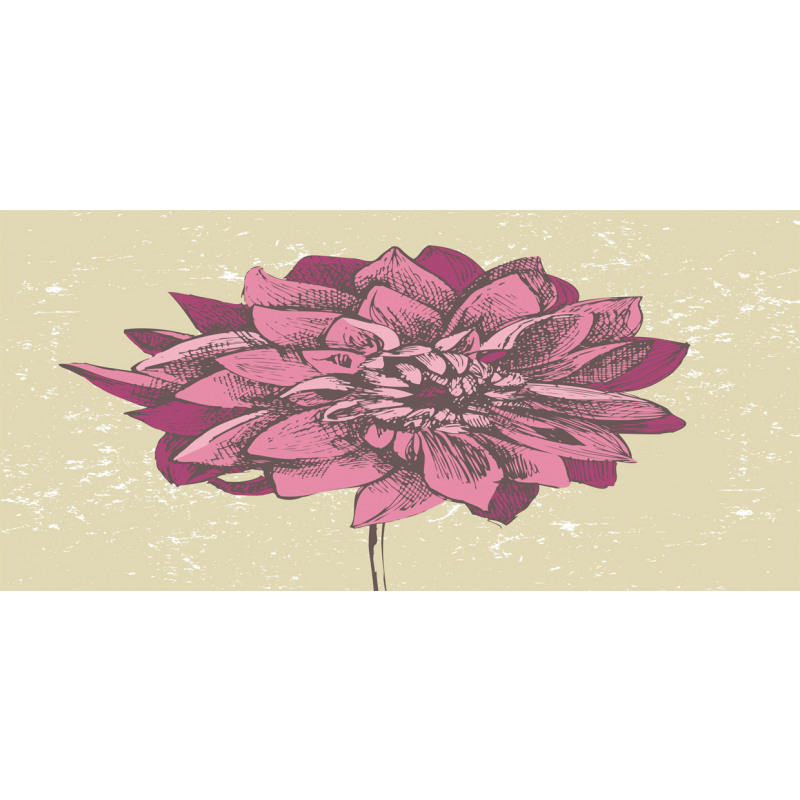 Dahlia Flower Bohemian Pencil Pen Holder