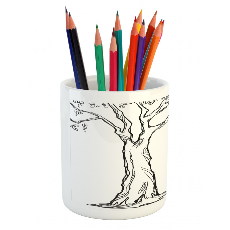 Happy Place Words Pencil Pen Holder