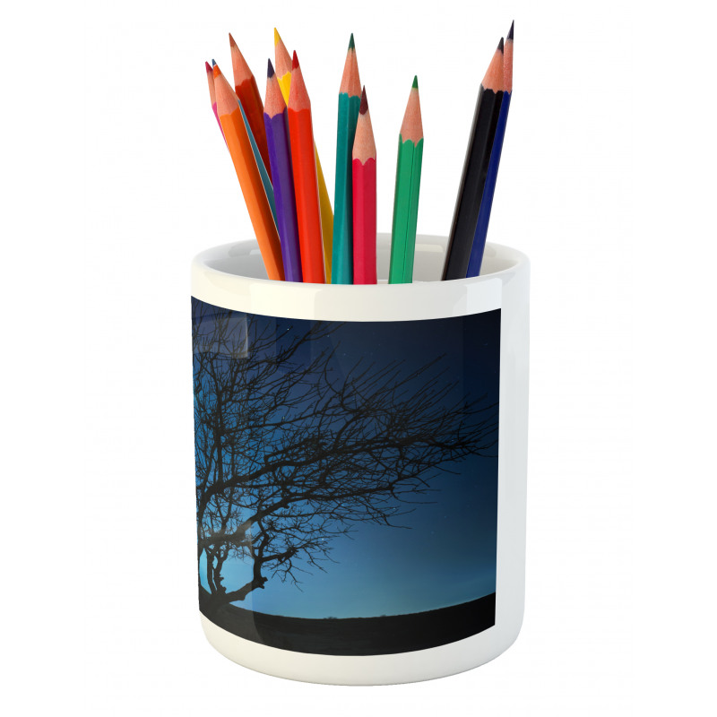 Night Moon Cosmos Pencil Pen Holder