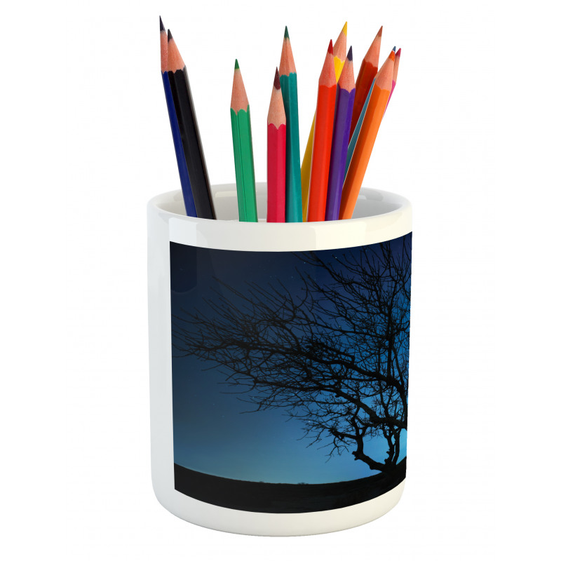 Night Moon Cosmos Pencil Pen Holder