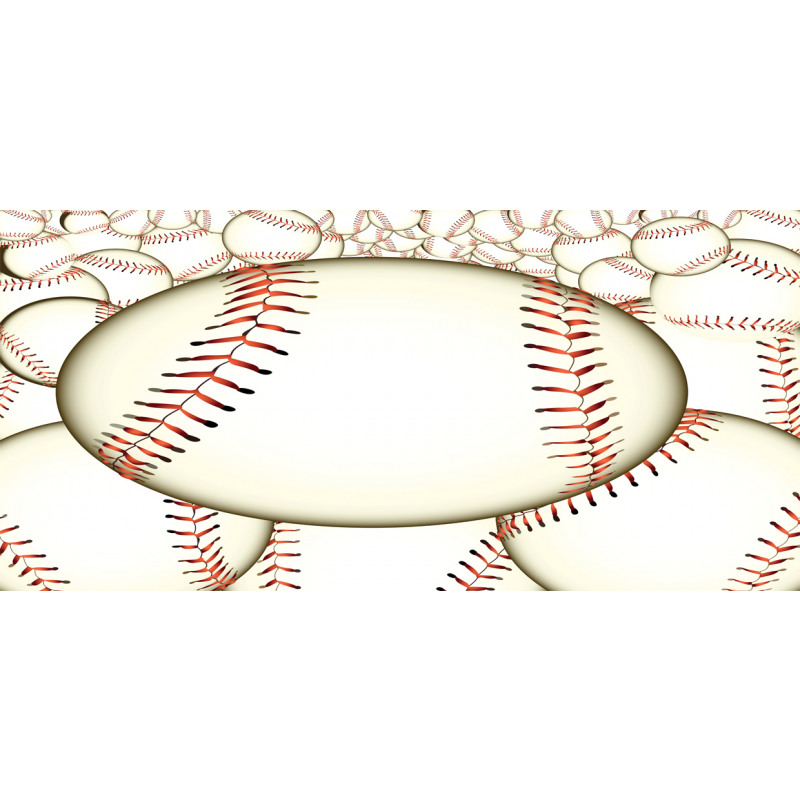 Baseball Ball Pattern Pencil Pen Holder