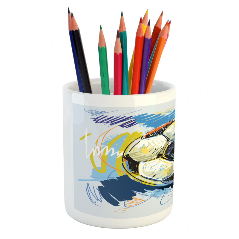 Colorful Detailed Pencil Pen Holder