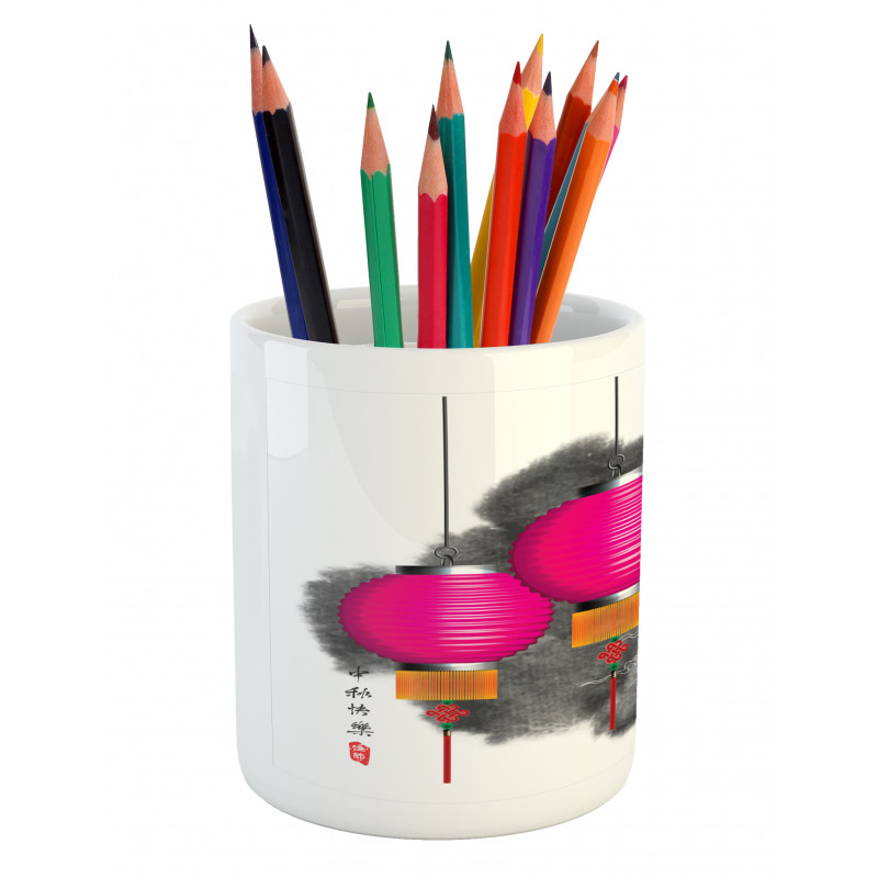 Mid Autumn Festival Art Pencil Pen Holder