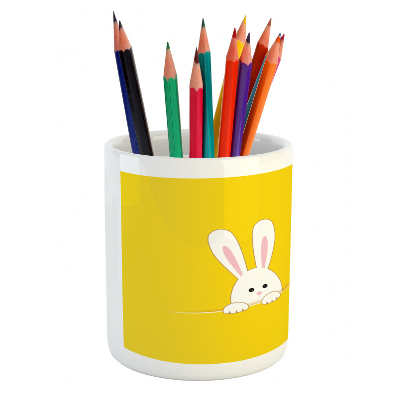 Easter Rabbit Bunny Pencil Pen Holder