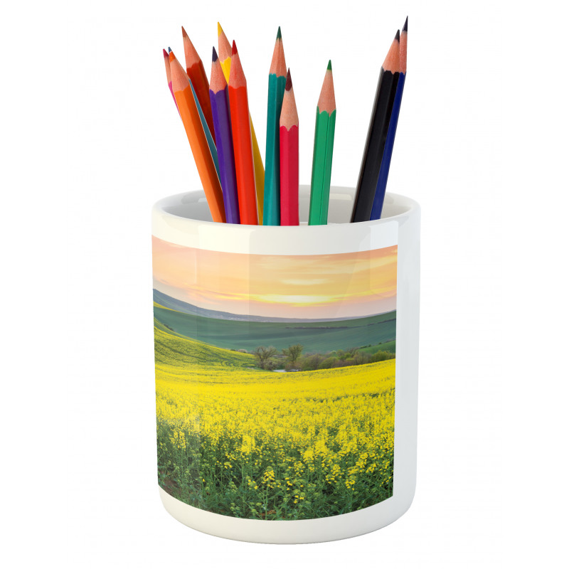 Hills Valley Sunrise Pencil Pen Holder