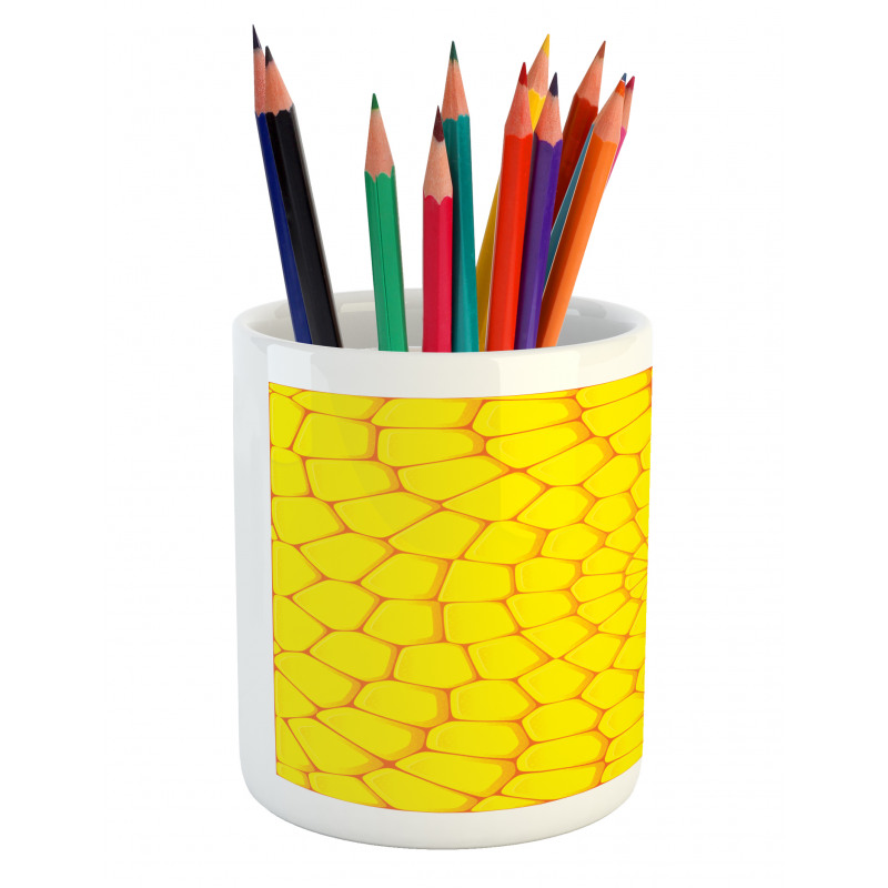 Corn Brick Abstract Art Pencil Pen Holder