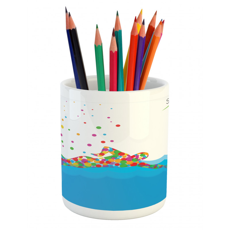 Swimming Pool Pencil Pen Holder