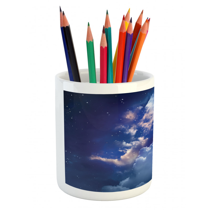 Astronomy Stars Space Pencil Pen Holder