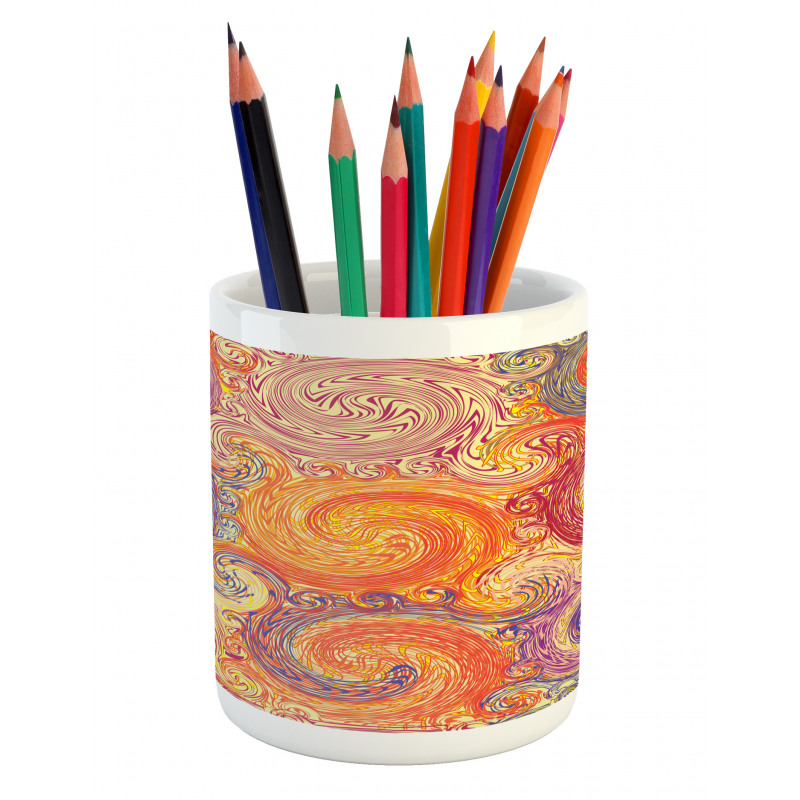 Grunge Sun Boho Pencil Pen Holder