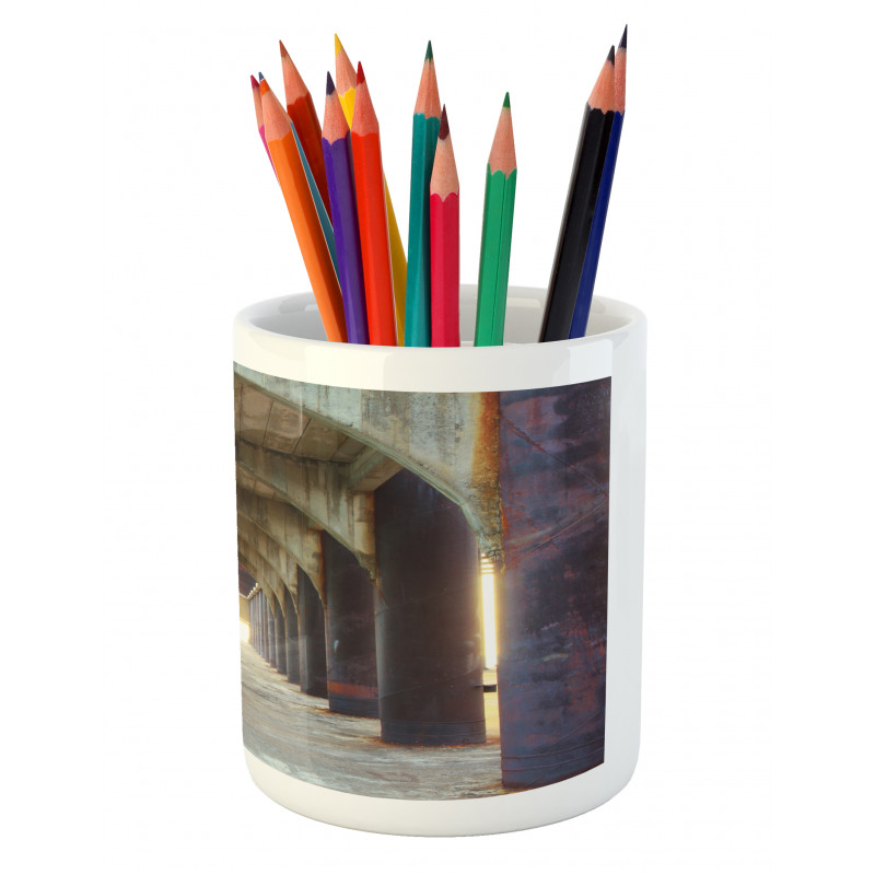 Corridor Concrete Rustic Pencil Pen Holder