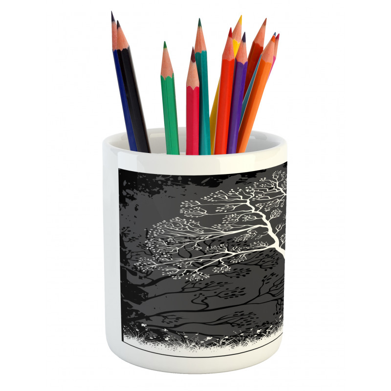 Modern Art Pattern Boho Pencil Pen Holder