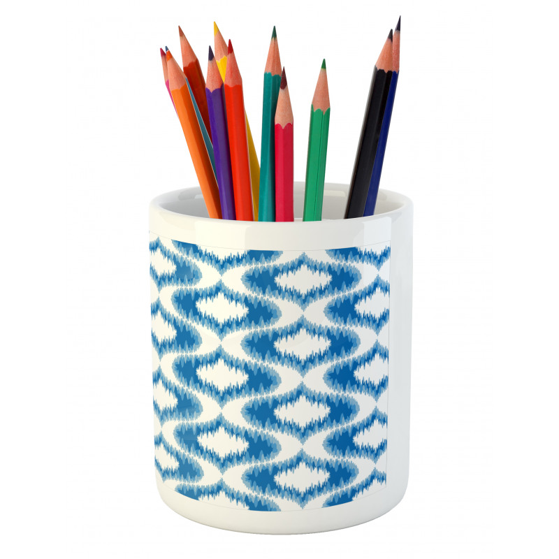 Blurry Damask Motifs Pencil Pen Holder