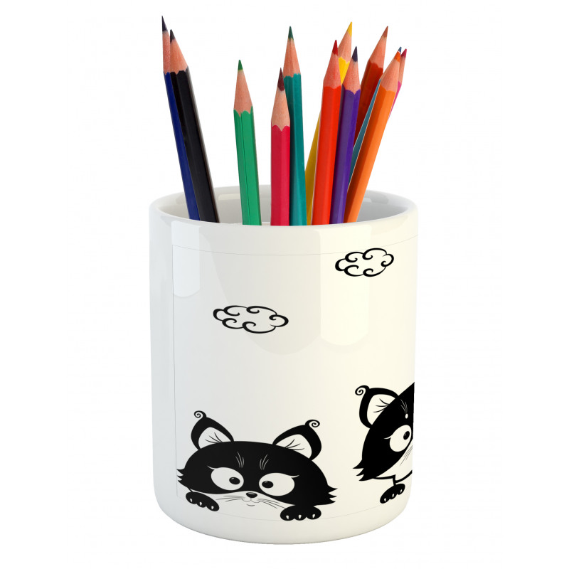 3 Kittens Pencil Pen Holder