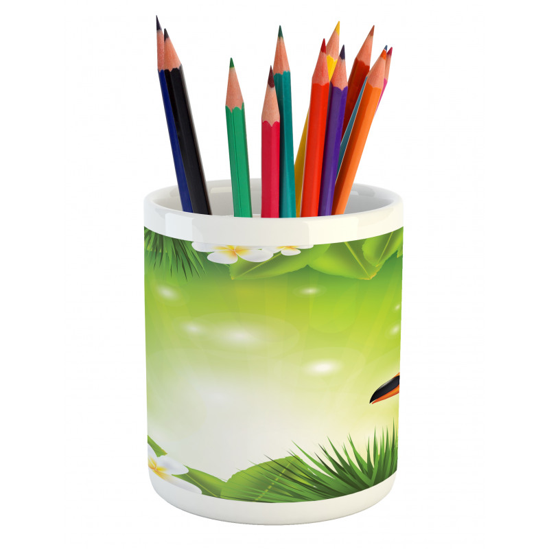 Exotic Jungle Pencil Pen Holder