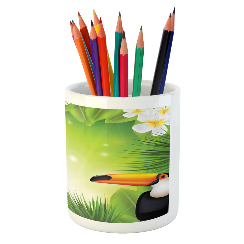 Exotic Jungle Pencil Pen Holder