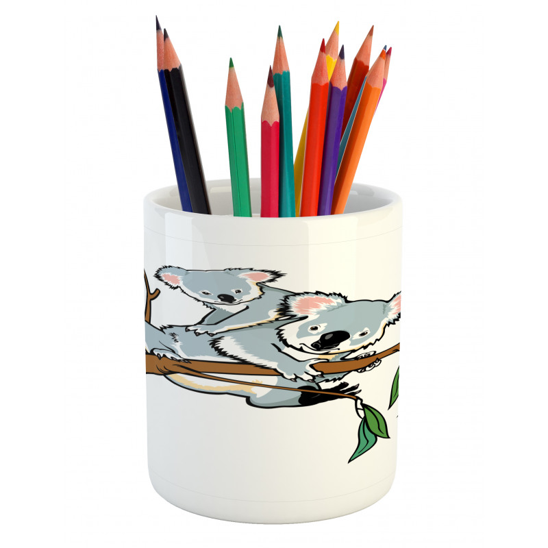 Koala Eucalyptus Pencil Pen Holder