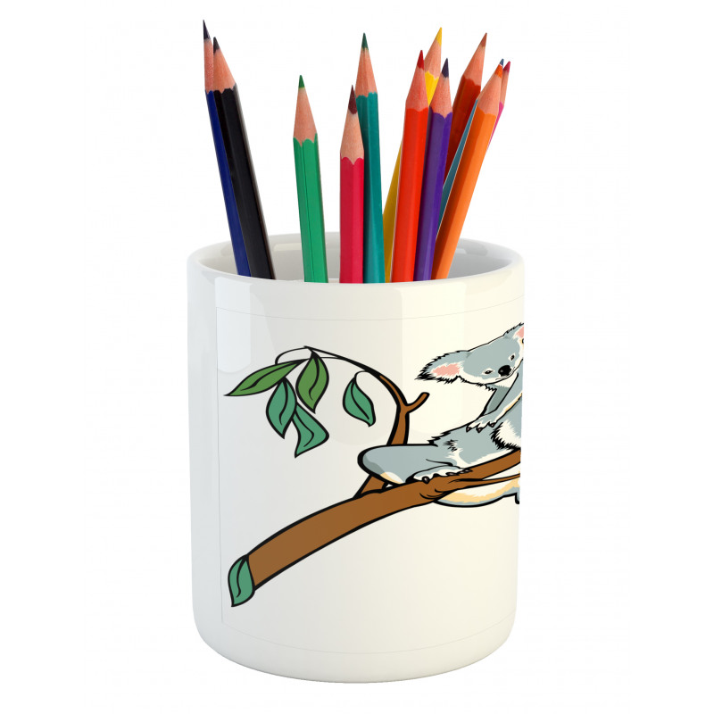 Koala Eucalyptus Pencil Pen Holder