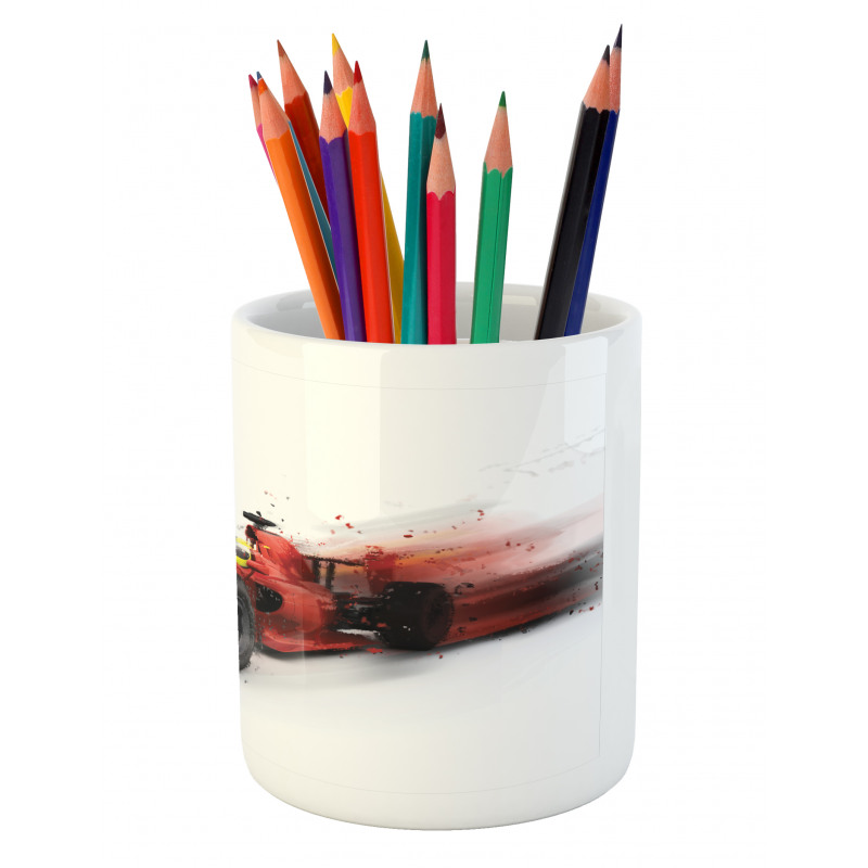 Formula Auto Racing Design Pencil Pen Holder
