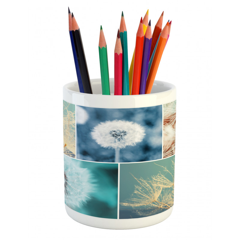 Dandelions Nature Pencil Pen Holder